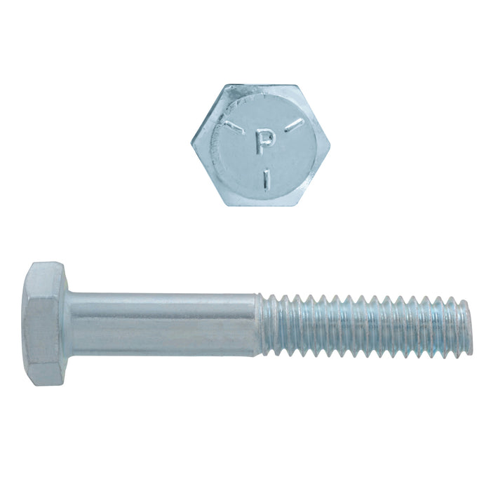 H. Paulin 075-315 Paulin 1/4"-20 x 1-3/4" Hex Head Cap Screws Grade 5 UNC Zinc PT 100 Pcs