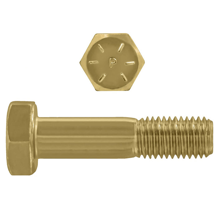 H. Paulin (680) B079-680 Paulin 5/8"-11 x 3-1/4" Hex Head Cap Screws Grade 8 UNC Zinc-Yellow PT 100 Pcs