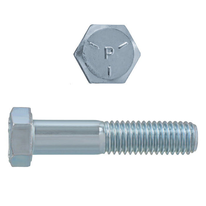H. Paulin (680) 075-588 Paulin 1/2"-13 x 2-1/2" Hex Head Cap Screws Grade 5 UNC Zinc PT 50 Pcs