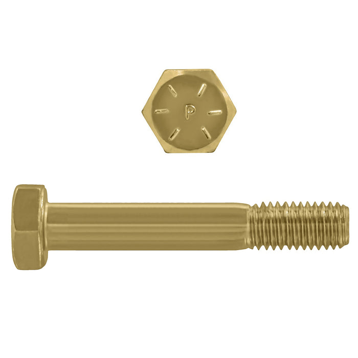 H. Paulin B079-327 Paulin 1/4"-20 x 5-1/2" Hex Head Cap Screws Grade 8 UNC Bare Metal PT 400 Pcs