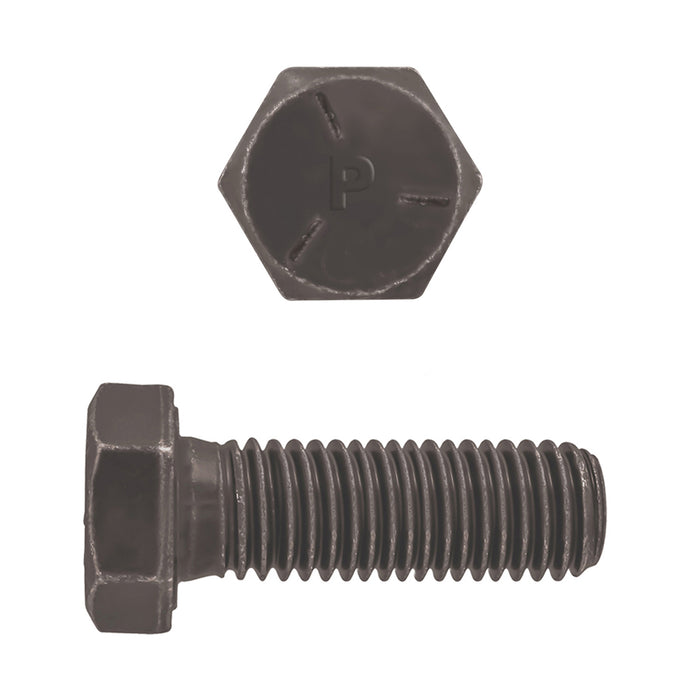 H. Paulin (680) B073-579 Paulin 1/2"-13 x 1" Hex Head Cap Screws Grade 5 UNC Bare Metal FT 400 Pcs