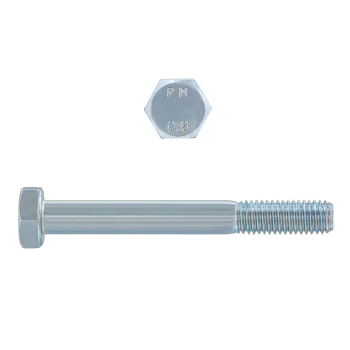 H. Paulin (680) 608-379 Paulin M10-1.50 x 75mm Metric Hex Head Cap Screws CL 8.8 Coarse Zinc DIN931 PT 100 Pcs