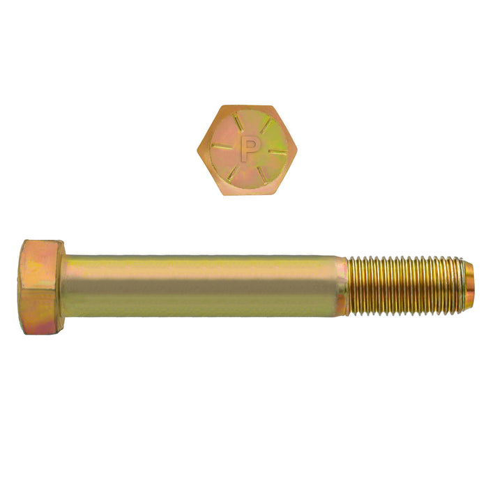 H. Paulin (680) 080-596 Paulin 1/2"-20 x 5" Hex Head Cap Screws Grade 8 UNF Zinc-Yellow PT 50 Pcs