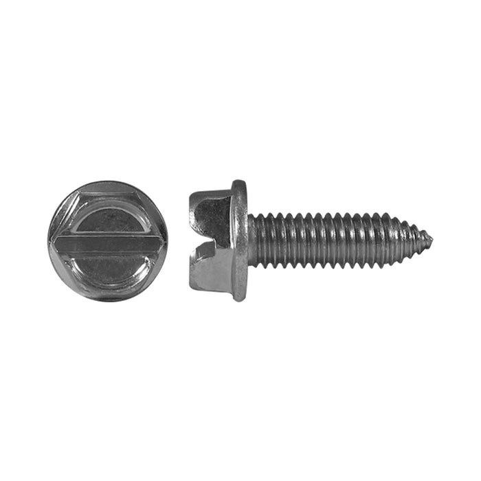 H. Paulin (680) 230-616 Papco No.8-1.0 x 20mm INDT HX Washer Licence Plate Screws Zinc 50Pcs
