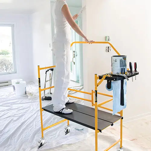 Jobsite Series™ 4' Safety Rail & Tool Shelf Scaffold Kit - I-IMCNT