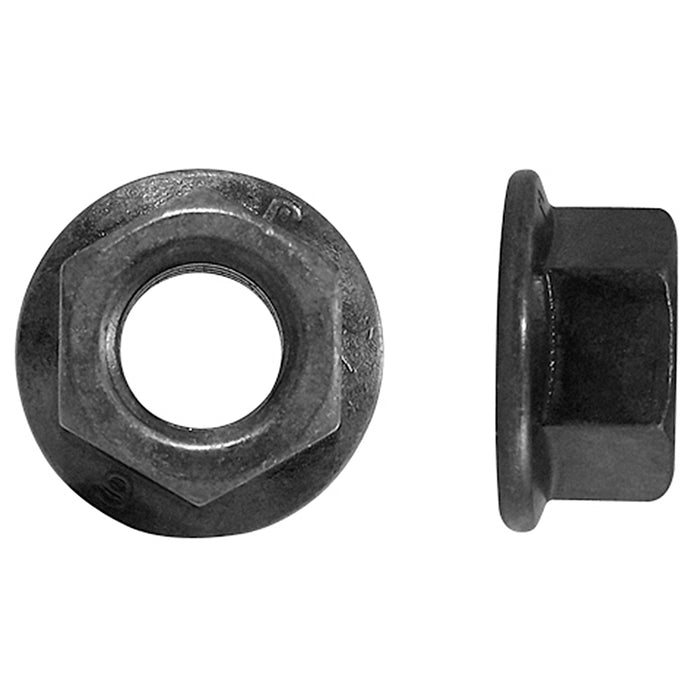 H. Paulin 910-0150 Papco M10-1.50 Metric Flange Nuts Class 10 DIN-6923 Steel Black Oxide 3Pcs