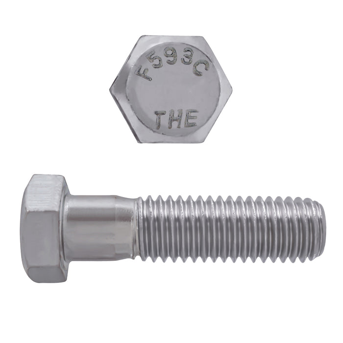 H. Paulin (680) 009-094 Paulin 3/8"-16 x 1-1/2" Hex Head Cap Screws 18.8 Stainless UNC PT 2 Pcs