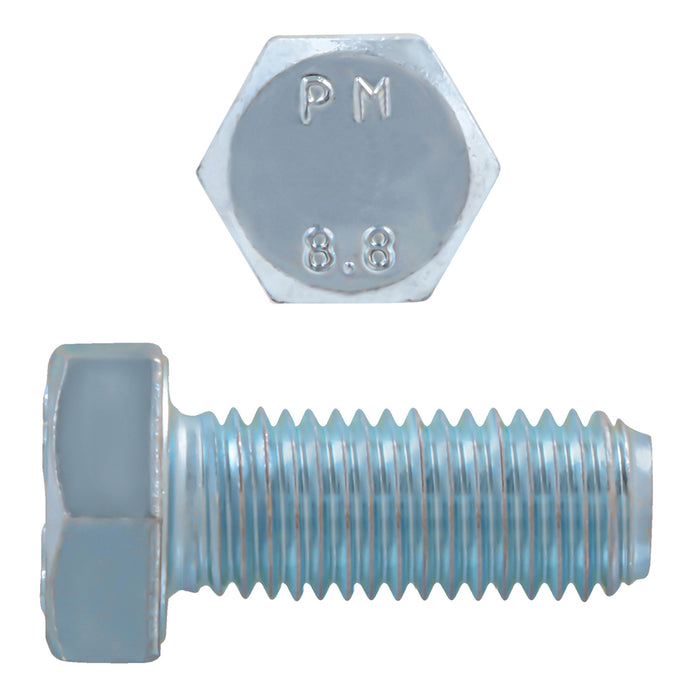 H. Paulin 608-520 Paulin M20-2.50 x 40mm Metric Hex Head Cap Screws CL 8.8 Coarse Zinc DIN933 FT 25 Pcs