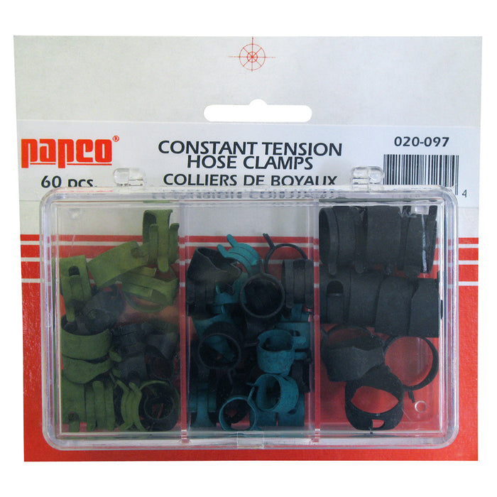 H. Paulin 020-097 Paulin Garage Constant Tension Hose Clamp Assortments 1Pcs