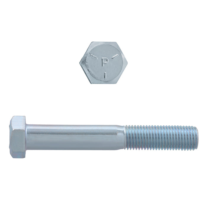 H. Paulin 023-137 Paulin 3/8"-24 x 2-1/2" Hex Head Cap Screws Grade 5 UNF Zinc PT 5 Pcs