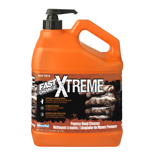Permatex 25618 PERMATEX FAST ORANGE XTREME PUMICE HAND CLEANER 3.78L JUG.