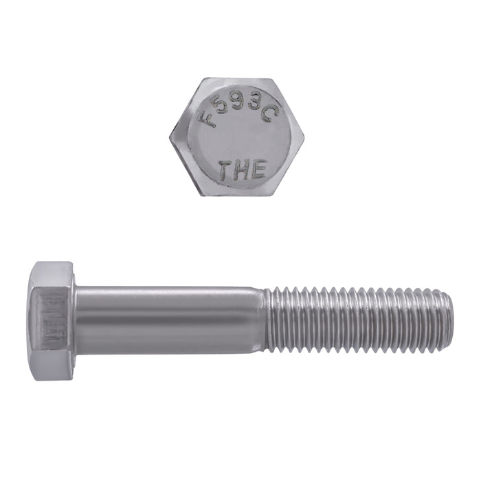 H. Paulin (680) 5000-681 Paulin 5/8"-11 x 3-1/2" Hex Head Cap Screws 18.8 Stainless UNC PT 10 Pcs