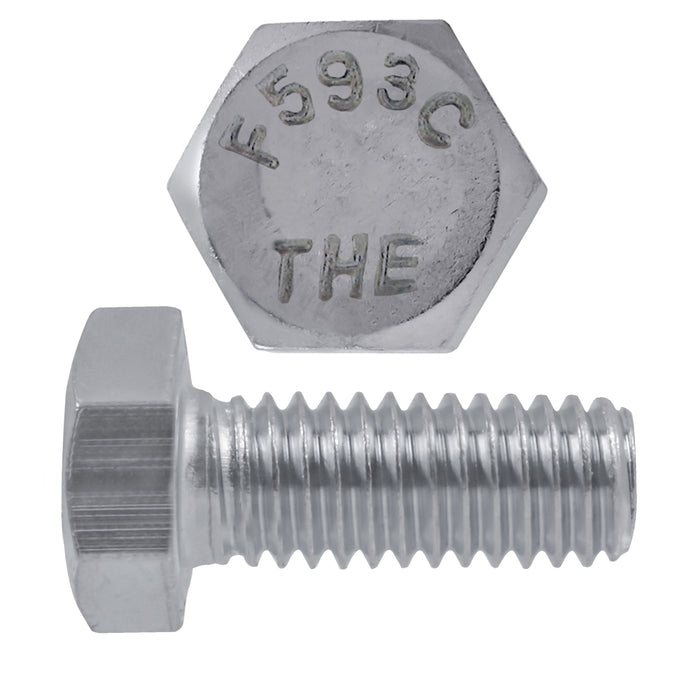 H. Paulin (680) 5000-307 Paulin 1/4"-20 x 3/4" Hex Head Cap Screws 18.8 Stainless UNC FT 100 Pcs