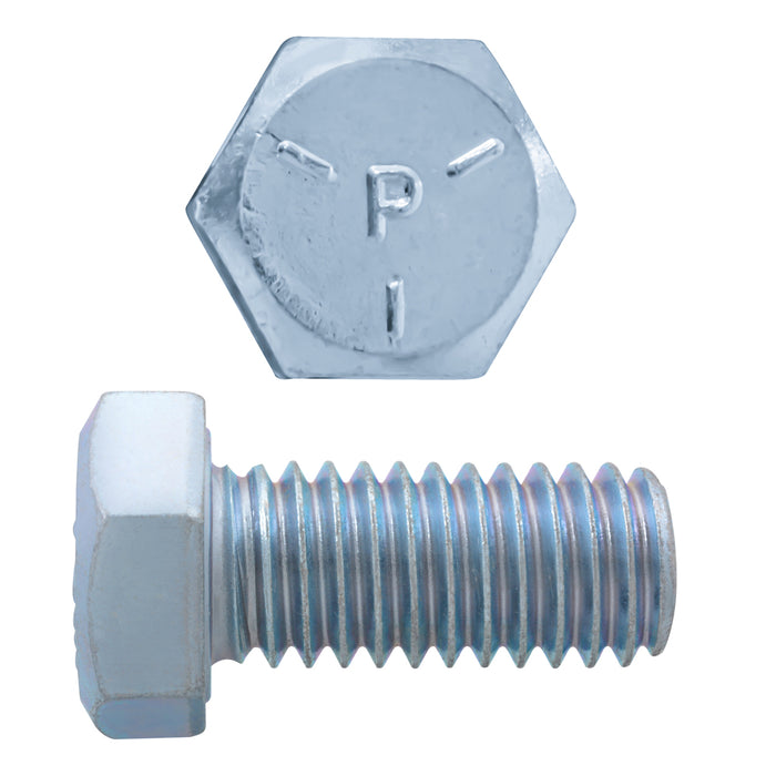 H. Paulin 075-532 Paulin 7/16"-14 x 3/4" Hex Head Cap Screws Grade 5 UNC Zinc FT 50 Pcs
