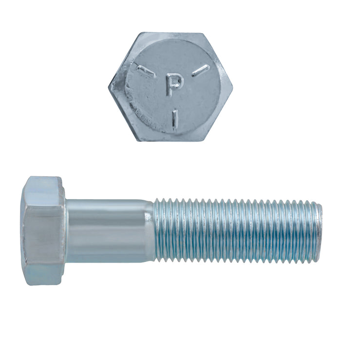 H. Paulin (680) 023-157 Paulin 1/2"-20 x 2" Hex Head Cap Screws Grade 5 UNF Zinc PT 3 Pcs