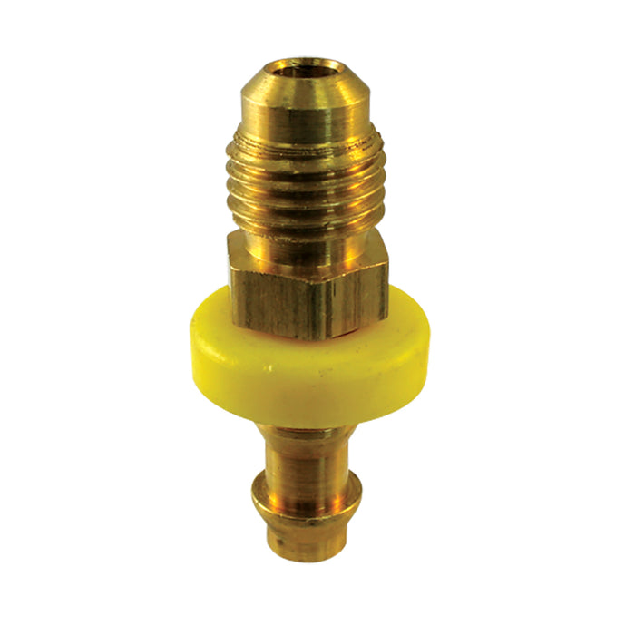 H. Paulin (680) 009-357 Dominion A= 1/4" B= 5/16" Push on- Male inverted flare swivel Brass 1Pcs