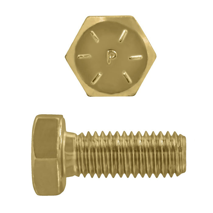 H. Paulin B079-307 Paulin 1/4"-20 x 3/4" Hex Head Cap Screws Grade 8 UNC Bare Metal FT 2700 Pcs