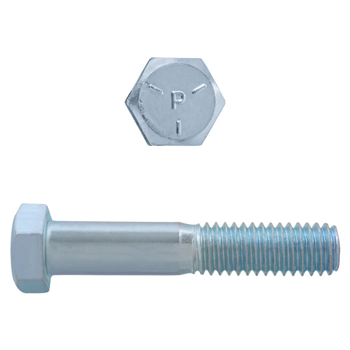 H. Paulin B075-496 Paulin 3/8"-16 x 2" Hex Head Cap Screws Grade 5 UNC Zinc PT 550 Pcs