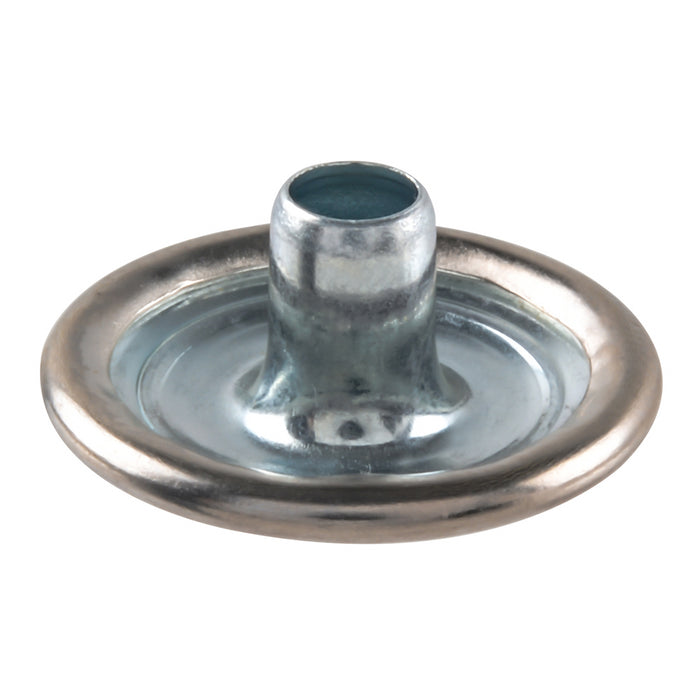 H. Paulin (680) 400-983 Paulin 3/8 CAP / 24MM DIA Snap Fasteners Nickel 25Pcs