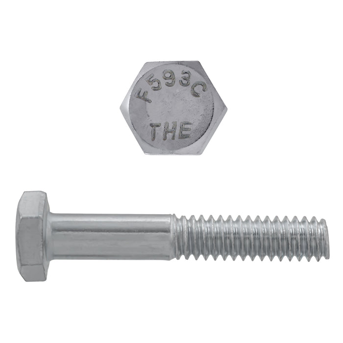 H. Paulin (680) 5000-313 Paulin 1/4"-20 x 1-1/2" Hex Head Cap Screws 18.8 Stainless UNC PT 100 Pcs