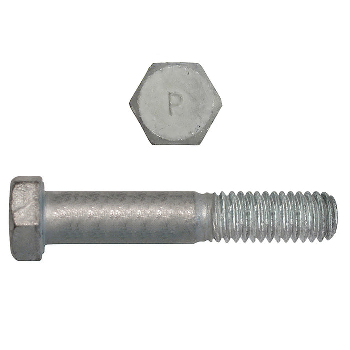 H. Paulin (680) 850-594 Paulin 1/2"-13 x 4" Hex Head Cap Screws Grade 2 UNC Galvanized PT 50 Pcs