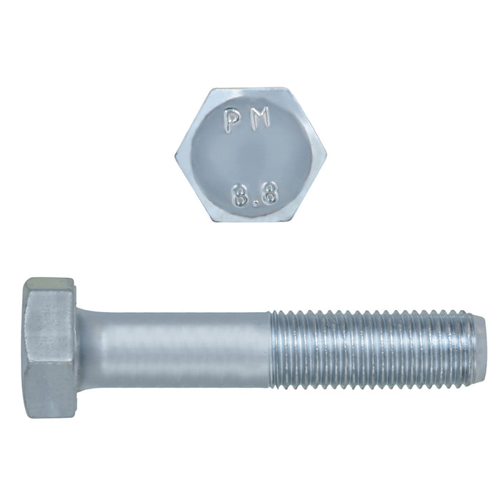 H. Paulin 024-138 Paulin M10-1.25 x 60mm Metric Hex Head Cap Screws CL 8.8 Fine Zinc DIN960 PT 2 Pcs