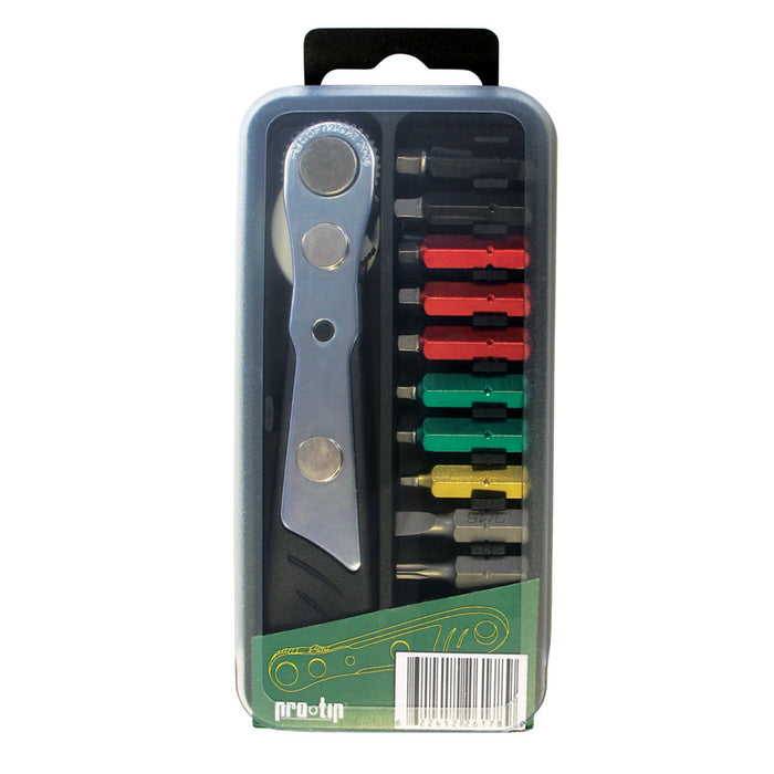 H. Paulin 8020-943 Paulin 13 Pcs Colour Coded Ratchet Poket Tool Kit 1EA