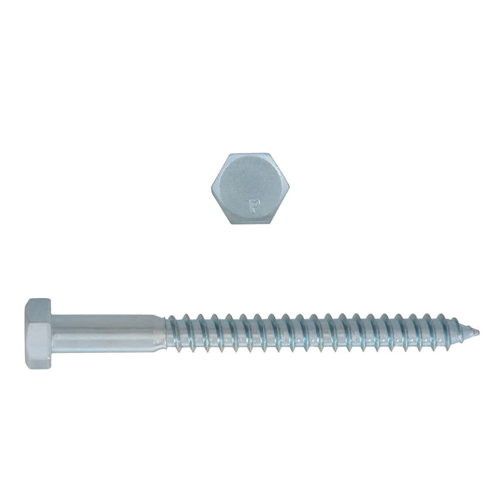 H. Paulin B135-457 Paulin 5/16" x 3-1/2" Hex Lag Bolts Steel Zinc 400 pcs