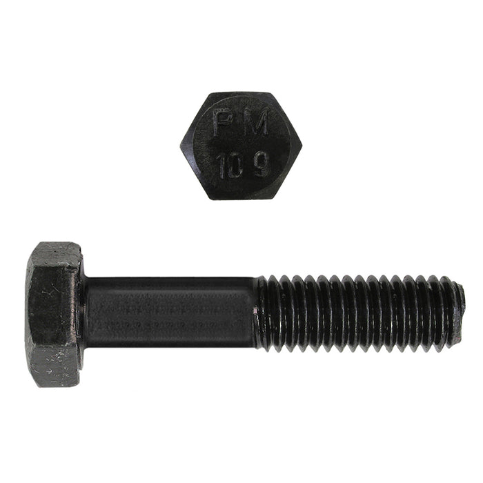 H. Paulin 612-419 Paulin M12-1.75 x 55mm Metric Hex Head Cap Screws CL 10.9 Coarse Bare Metal DIN931 PT 50 Pcs