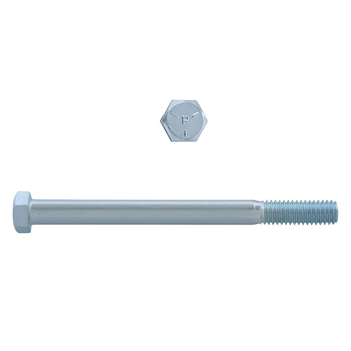 H. Paulin 075-505 Paulin 3/8"-16 x 4-1/2" Hex Head Cap Screws Grade 5 UNC Zinc PT 100 Pcs