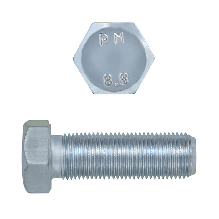 H. Paulin 024-171 Paulin M10-1 x 25mm Metric Hex Head Cap Screws CL 8.8 Extra Fine Zinc DIN961 FT 3 Pcs