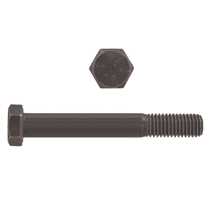 H. Paulin B077-854 Paulin 1-1/8"-7 x 5-1/2" Hex Head Cap Screws Grade 8 UNC Bare Metal PT 20 Pcs