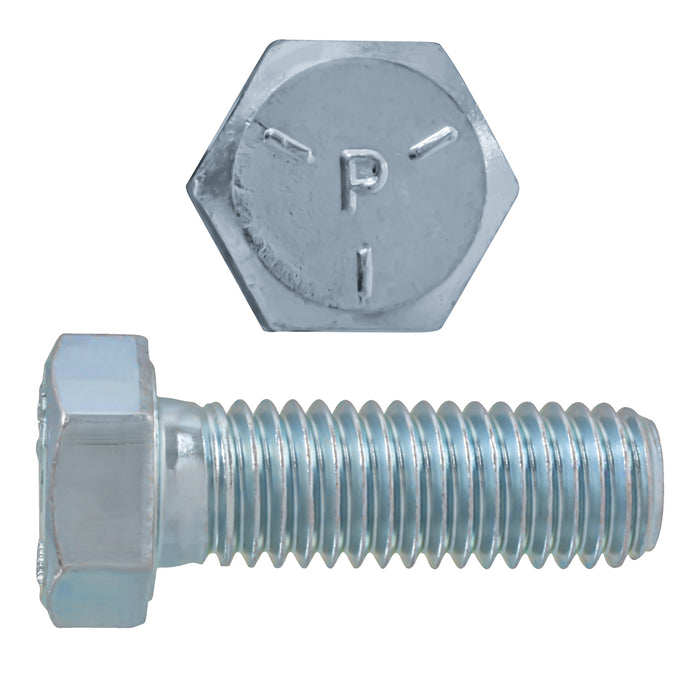 H. Paulin 075-583 Paulin 1/2"-13 x 1-1/2" Hex Head Cap Screws Grade 5 UNC Zinc FT 50 Pcs