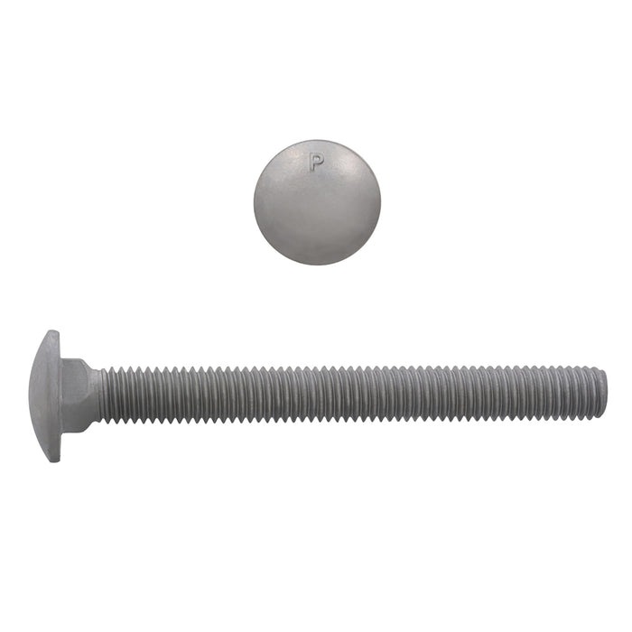 H. Paulin (680) 852-455 Paulin 5/16"-18 x 3" Carriage Bolts Galvanized Grade 2 UNC FT 100 Pcs