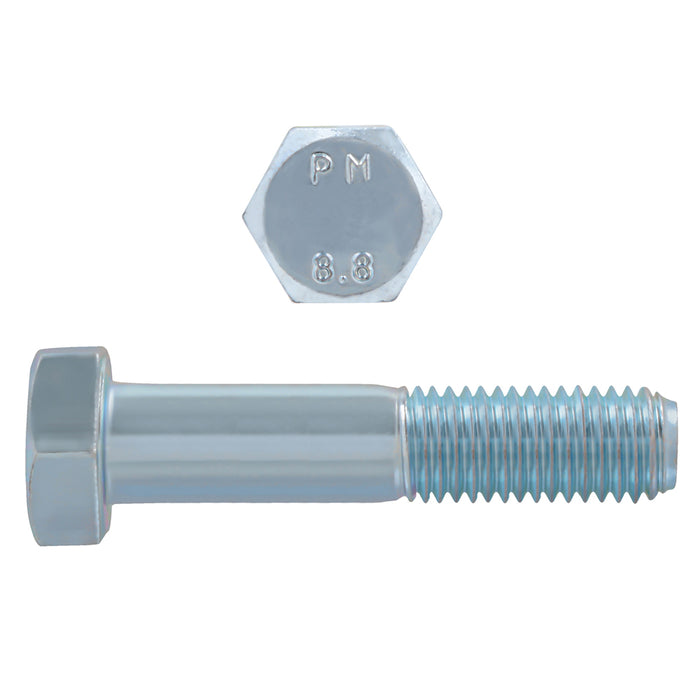 H. Paulin (680) 608-470 Paulin M16-2.00 x 60mm Metric Hex Head Cap Screws CL 8.8 Coarse Zinc DIN931 PT 25 Pcs
