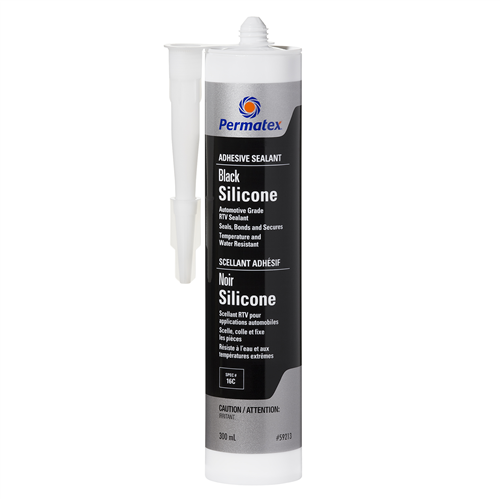 Permatex 59213 PERMATEX BLACK SILICONE SEALANT 16C 300ML CARTRIDGE.