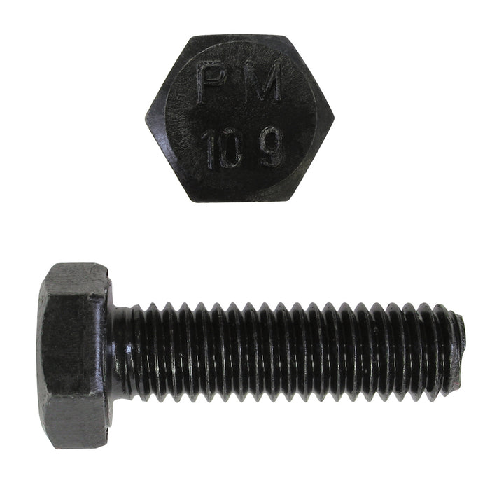H. Paulin 612-274 Paulin M6-1.00 x 25mm Metric Hex Head Cap Screws CL 10.9 Coarse Bare Metal DIN933 FT 100 Pcs