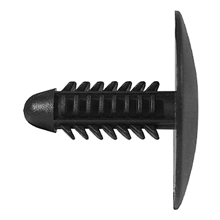 H. Paulin 247-237 Papco Black Nylon Fascia Retainer 25Pcs