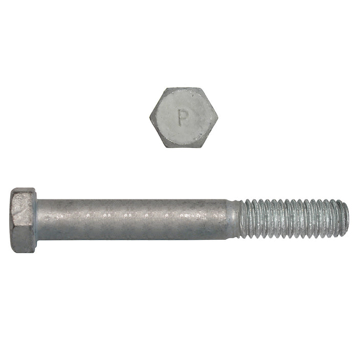 H. Paulin (680) 850-459 Paulin 5/16"-18 x 4" Hex Head Cap Screws Grade 2 UNC Galvanized PT 100 Pcs