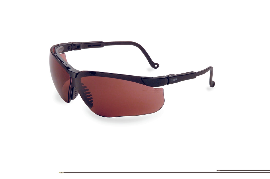 North Safety S3205X Uvex S3205X Genesis Safety Eyewear, Black Frame, SCT-Grey UV Extreme Anti-Fog Lens