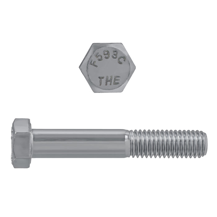 H. Paulin (680) 5000-590 Paulin 1/2"-13 x 3" Hex Head Cap Screws 18.8 Stainless UNC PT 10 Pcs