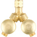 Valved Y Connections, Brass - 112