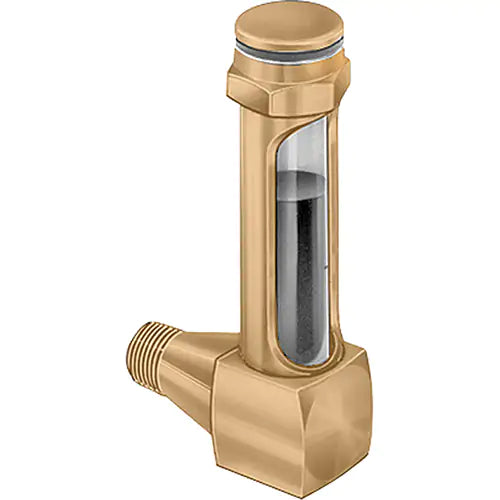 Brass Liquid Level Gauges - Short Elbow 3/8 - B1138-18X00