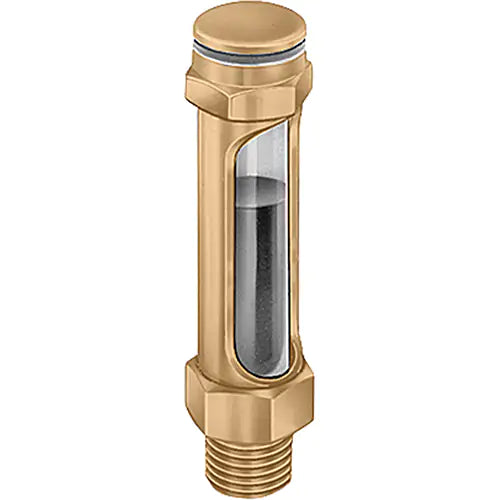 Brass Liquid Level Gauges - Straight 1/2 - B1145-15