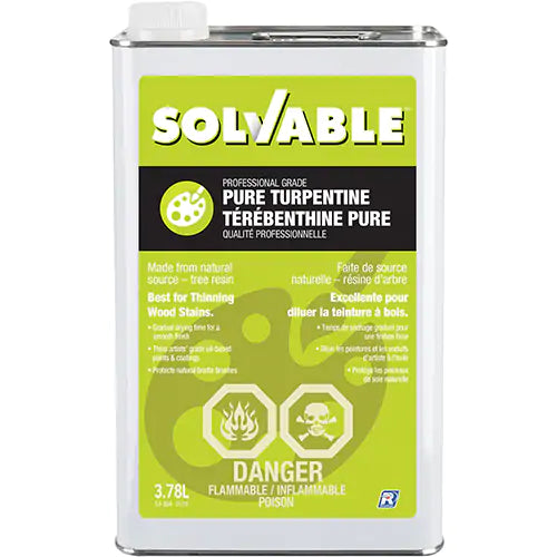 Professional Grade Pure Turpentine 3.78 L - 53-304