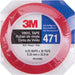 471 Vinyl Tape - 471-1/4X36-RED-IW