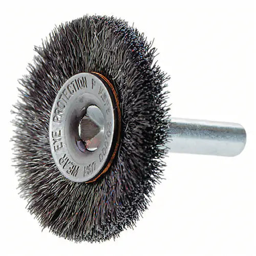 Crimped Wire Wheel Brush with 1/4" Shank 1/4" - 0001655900