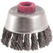 Knot Wire Cup Brushes - High Speed Small Grinder M10x1.25 - 0003335600