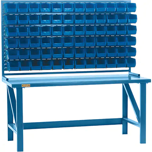 Louvered Rack with Bins - CB175