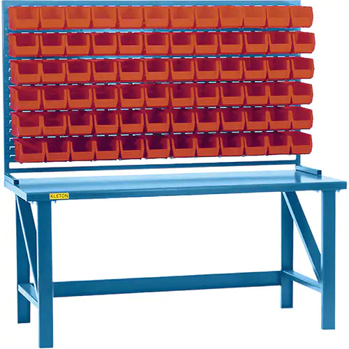 Louvered Rack with Bins - CB185
